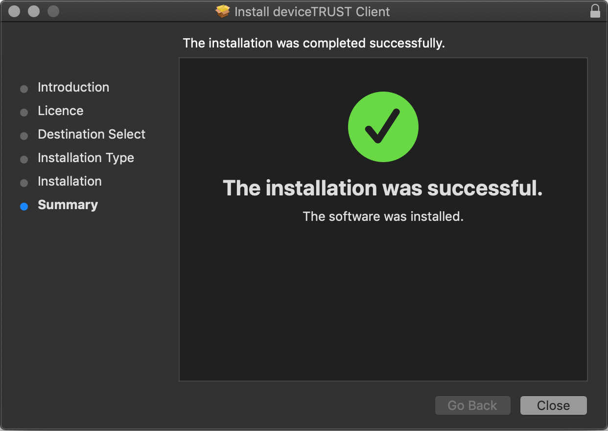 macOS Client Installer - Complete