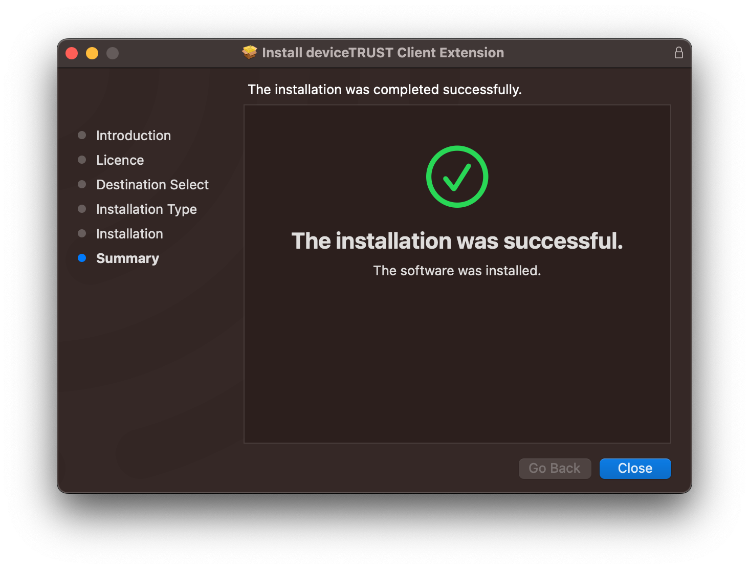 macOS Client Installer - Complete
