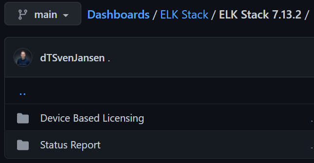 The use case folders within the versioned ELK Stack