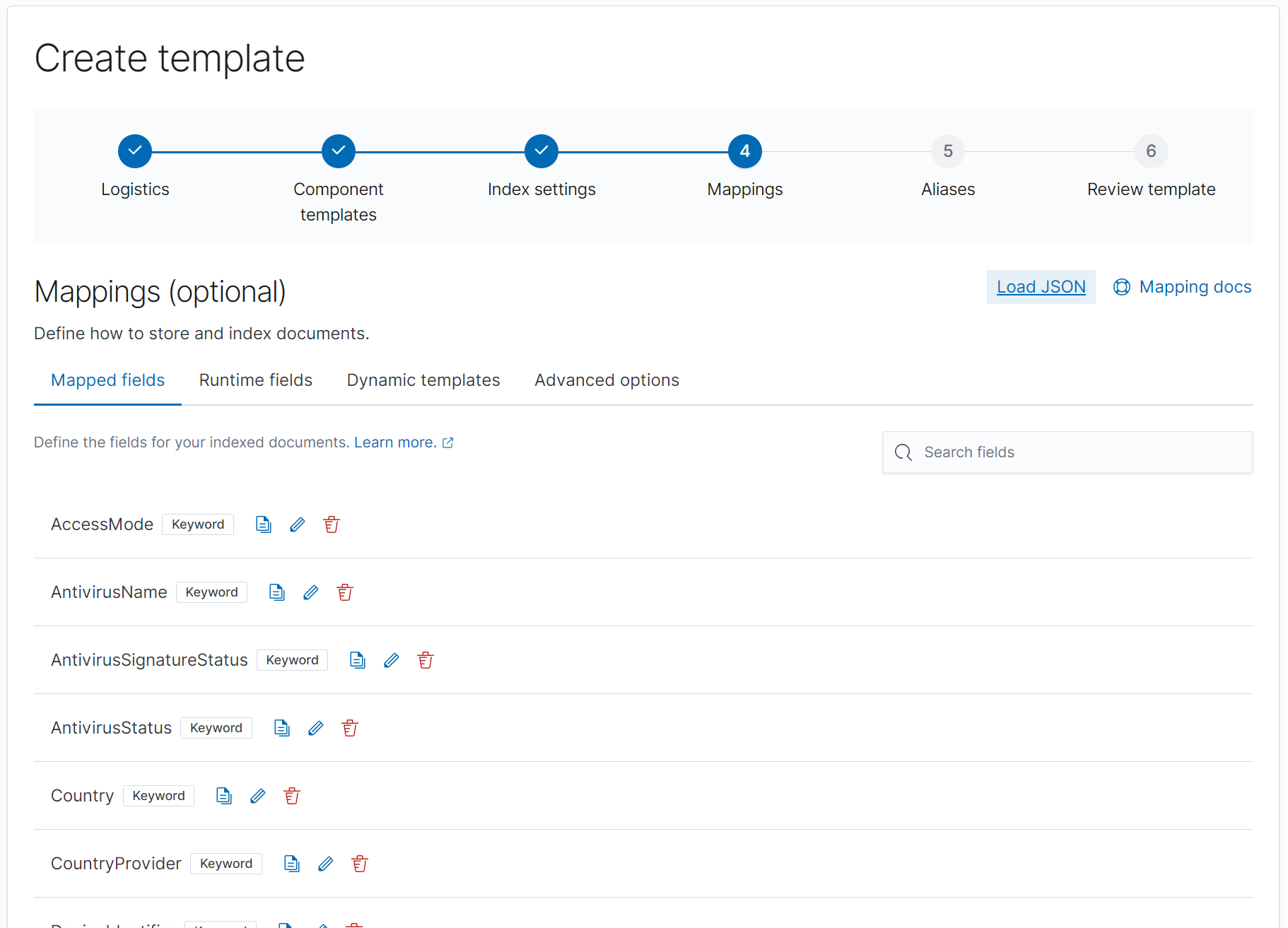 Reviewing the mappings