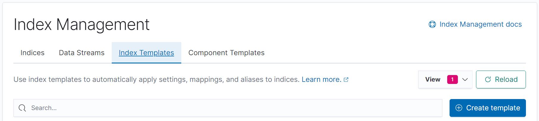 Creating an Index Template within your ELK Stack