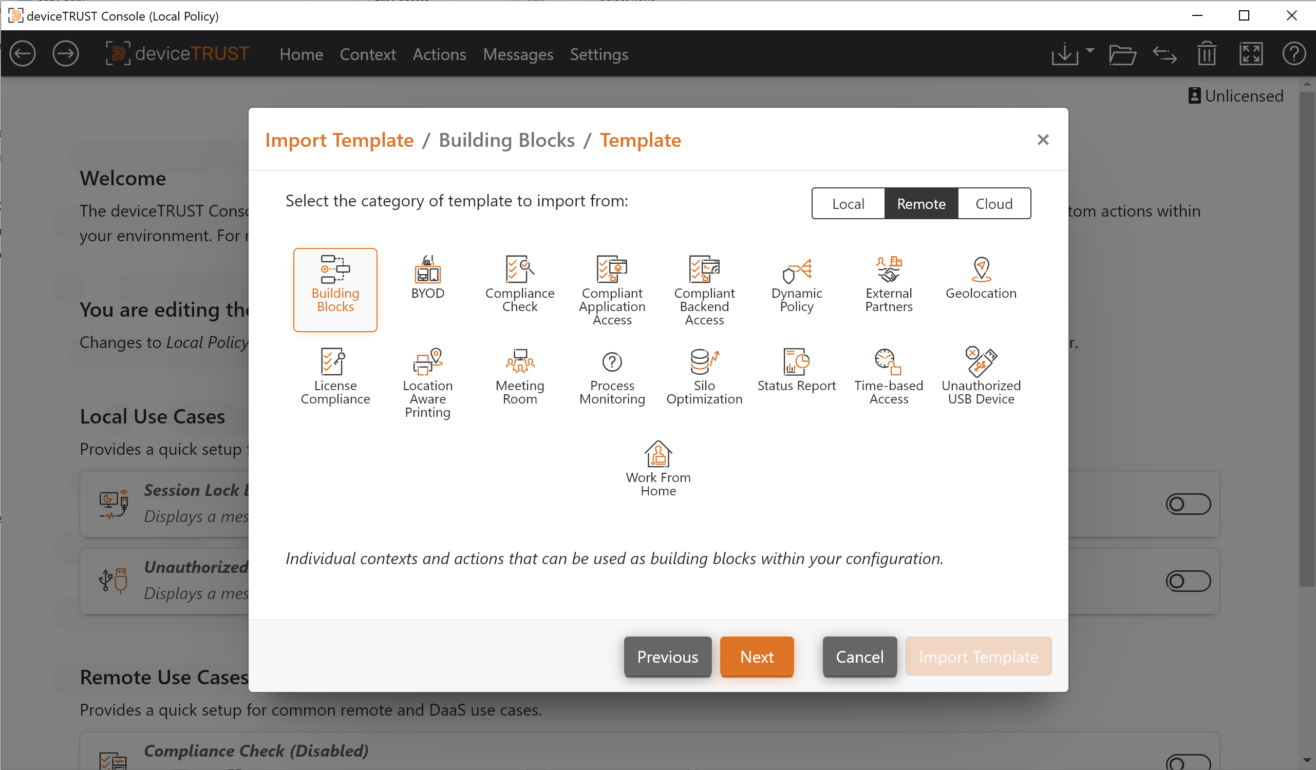 Building Blocks Templates